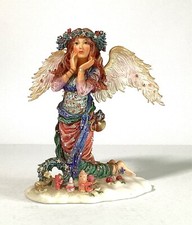 Christine Haworth Winter Celebration Angel Faerie Ltd Ed Figurine Boxed VGC