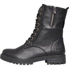 BLOW FISH RUFFLE BOOTS BLACK