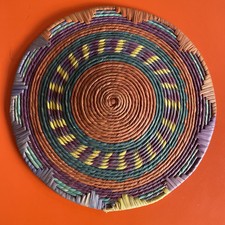 Vintage Retro Colourful Raffia