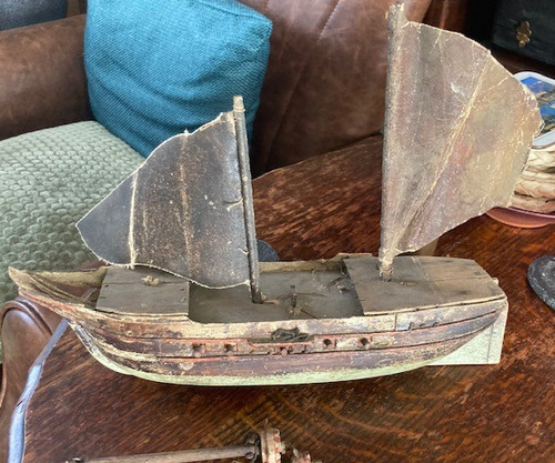 Antique wooden model - wooden,