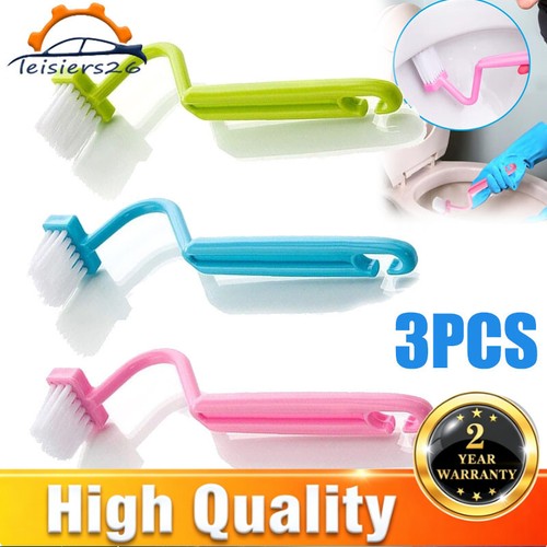 3pcs under rim toilet brush - under,