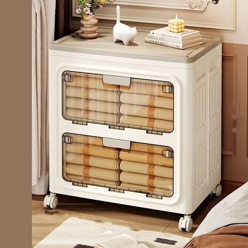 140l folding plastic storage - plastic,