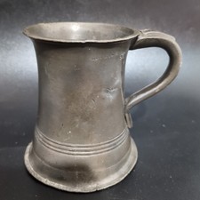 Antique English Pewter Tankard