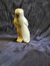 Clyde River Eskimo Art Canada INUIT Carving of Soapstone SEAL Signed Sculpture
