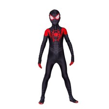 Boy Miles Morales Spider*man Costume Kid World Book Day Payty Cosplay Fancy Dres