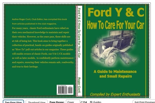 Handbook for ford model - handbook, y