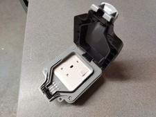 Outdoor Weatherproof Switched Socket 1 Gang 13a IP66