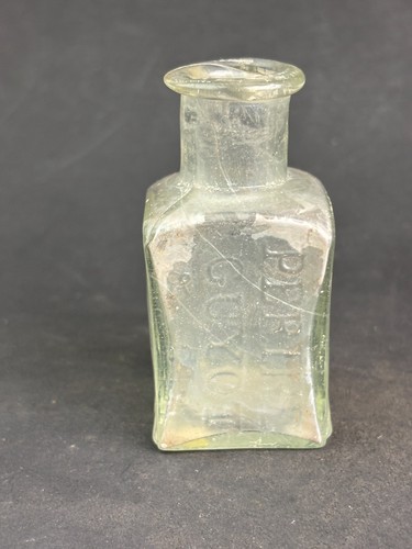 61626 old antique glass bottle - old,
