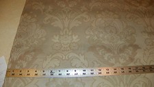 Beige Cream Taupe Damask Print