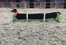 Sausage dog show jump - sausage,