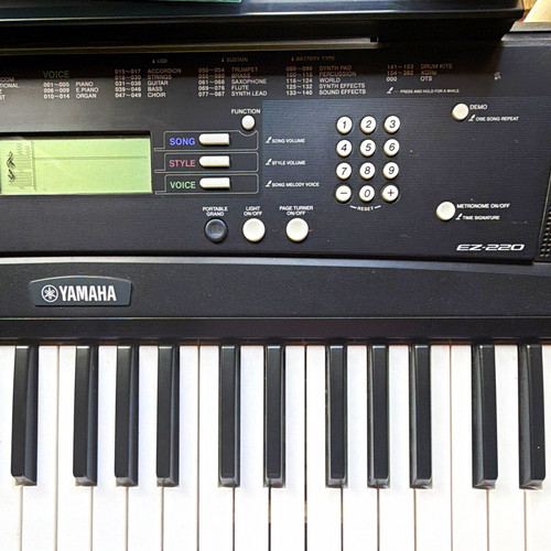 Yamaha 220 key black - ez-220, 61-key