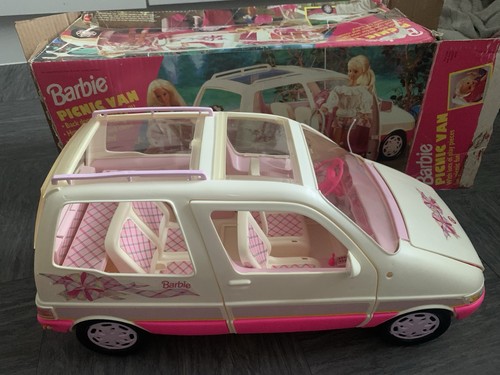 Mattel barbie 1995 mini van - barbie,