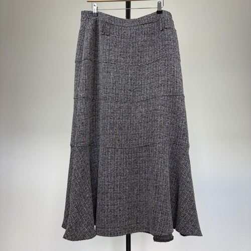 Kaliko tweed flared hem skirt - kaliko,