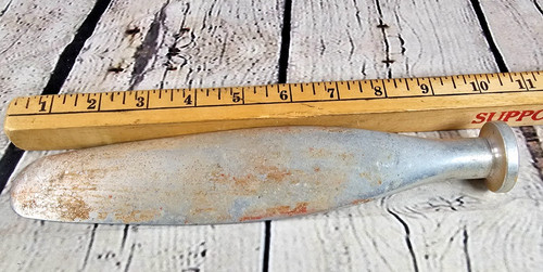 Vtg aluminum aircraft - vtg, 11"