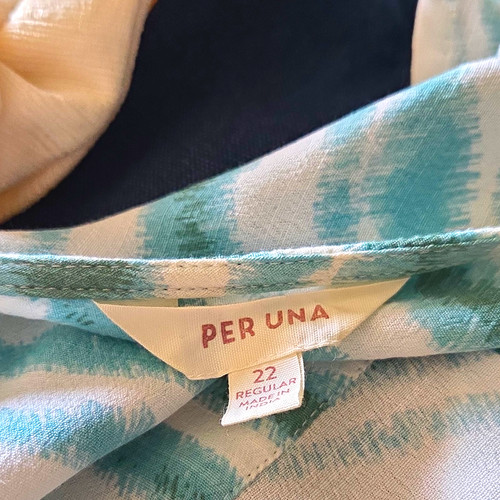 Per una size blue white - una,