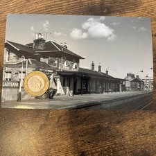 1761. LADYBANK STATION SCOTLAND British railway photograph
