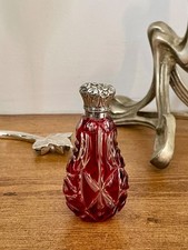 Antique ruby cut clear - cut,