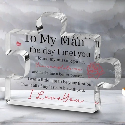 Love you acrylic puzzle - love,
