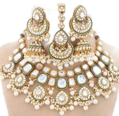 Kundan semi bridal indian - semi,