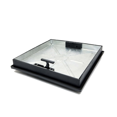 Recessed paving manhole - manhole, cover