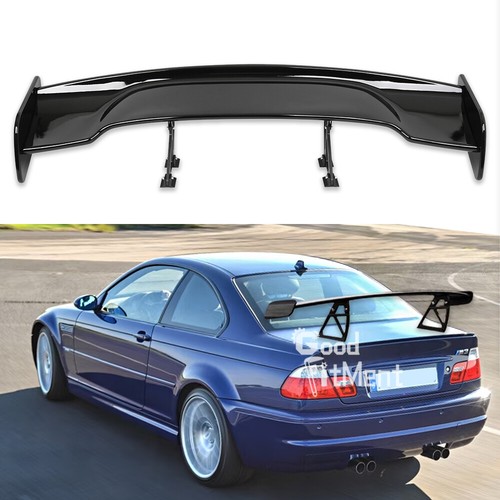 Glossy black rear boot - black,