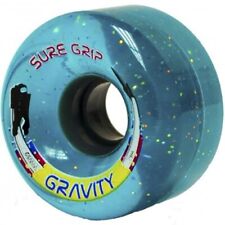 Sure-Grip Gravity Sparkle Quad Roller Skate Outdoor Wheels 78A Teal (Pack of 8)