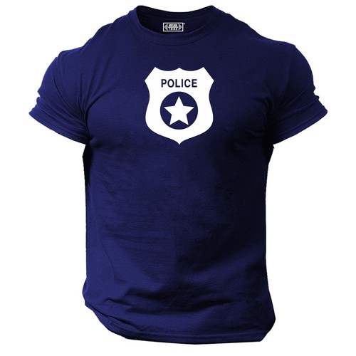 Police shirt gym - shirt,