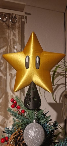 Super mario star - star, christmas