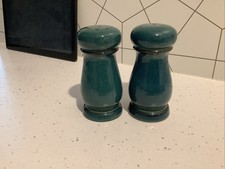 Denby Greenwich Green - Salt and Pepper Pot - 4.25 Inch