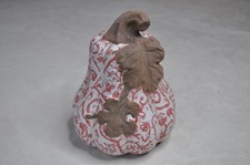 Large Handmade Ceramic Terracotta Pumpkin Ornament Autumn Garden Home Decoration