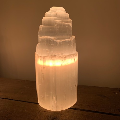 Selenite lamp - selenite,