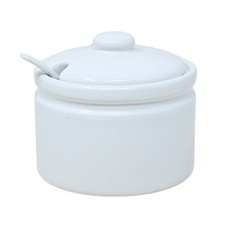 Jam Pot With Lid & Spoon