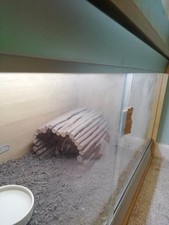 Reptie Large Wooden Home Vivarium Snake Lizard Nest Housing