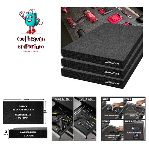 Tool box foam - box,
