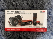 Focusrite Scarlett Solo Studio 2nd Gen USB Audio Interface Bundle