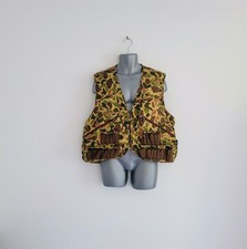 Vintage Men's Ausable Gilet Hunting Shooting Fishing Sports Vest Outdoor Size XL