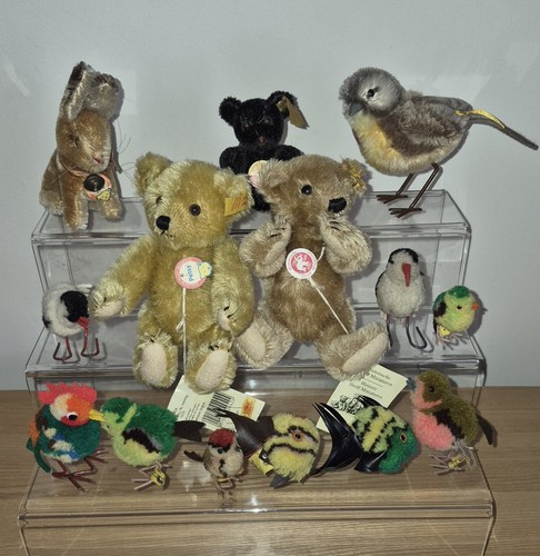 Mostly steiff bears - 14, birds