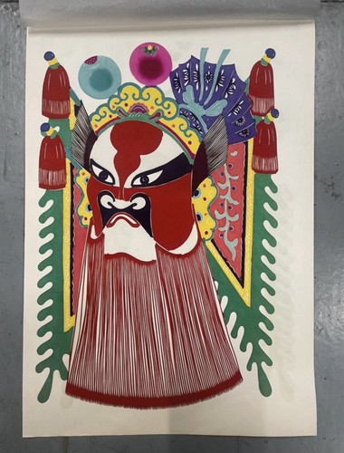 Chinese opera mask finely - 5,