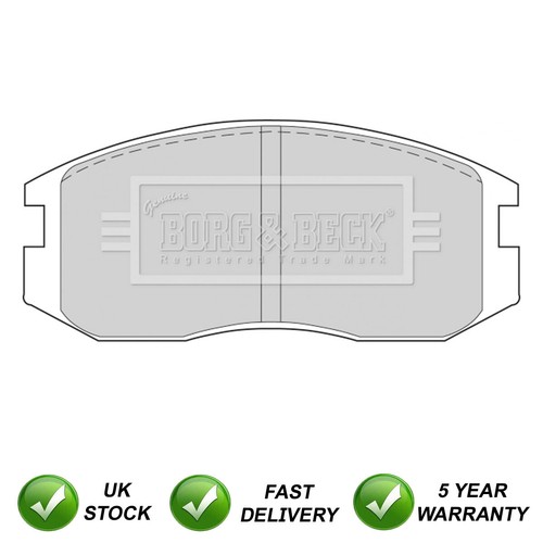 Brake pads set front - sjr, fits