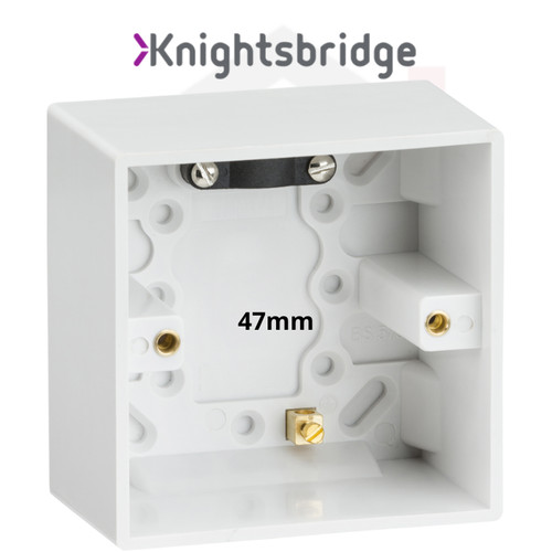 Pattress box wall socket back - box,