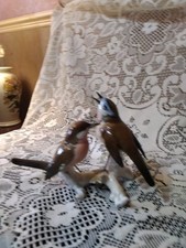 KARL ENS PORCELAIN PIR OF BIRDS ON A BRANCH POST 1945