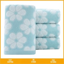 Plush Absorbent Floral Cotton