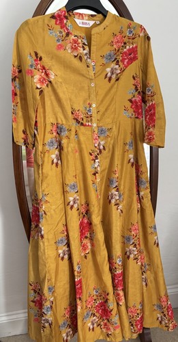 New biba summer dress yellow - new,