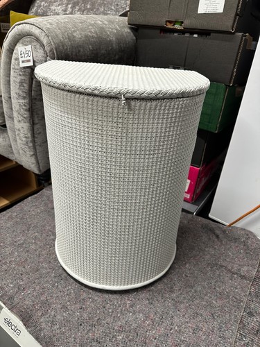 Laundry box white half moon - laundry,