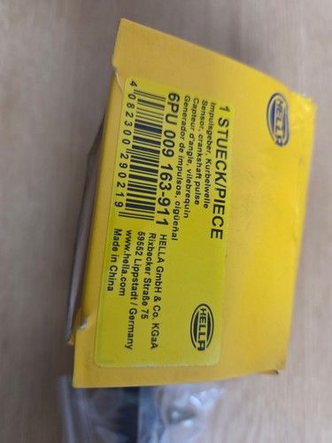 Hella sensor crankshaft pulse - hella, sensor,