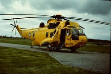 Aircraft Aviation Slides - 5 x slides of various Westland Sea King helicopters