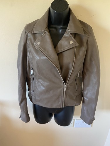 Taupe faux leather - taupe,