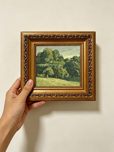 Green tonal grove tree - grove,