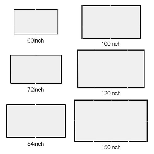 Portable projector screen - screen, anti