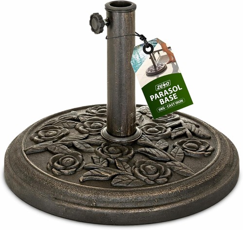 Cast iron round umbrella - cast,